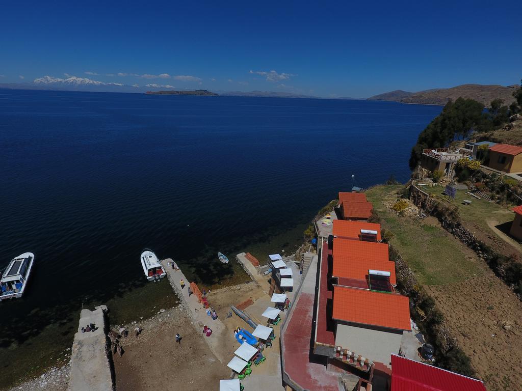 Отель Hostal Puerto Yumani Исла-дель-Соль Экстерьер фото